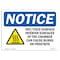 Signmission OSHA Sign, Hot Cold Surface Interior Surfaces W/, 10in X 7in Rigid Plastic, 10" W, 7" H, Landscape OS-NS-P-710-L-13523 - alternate 1